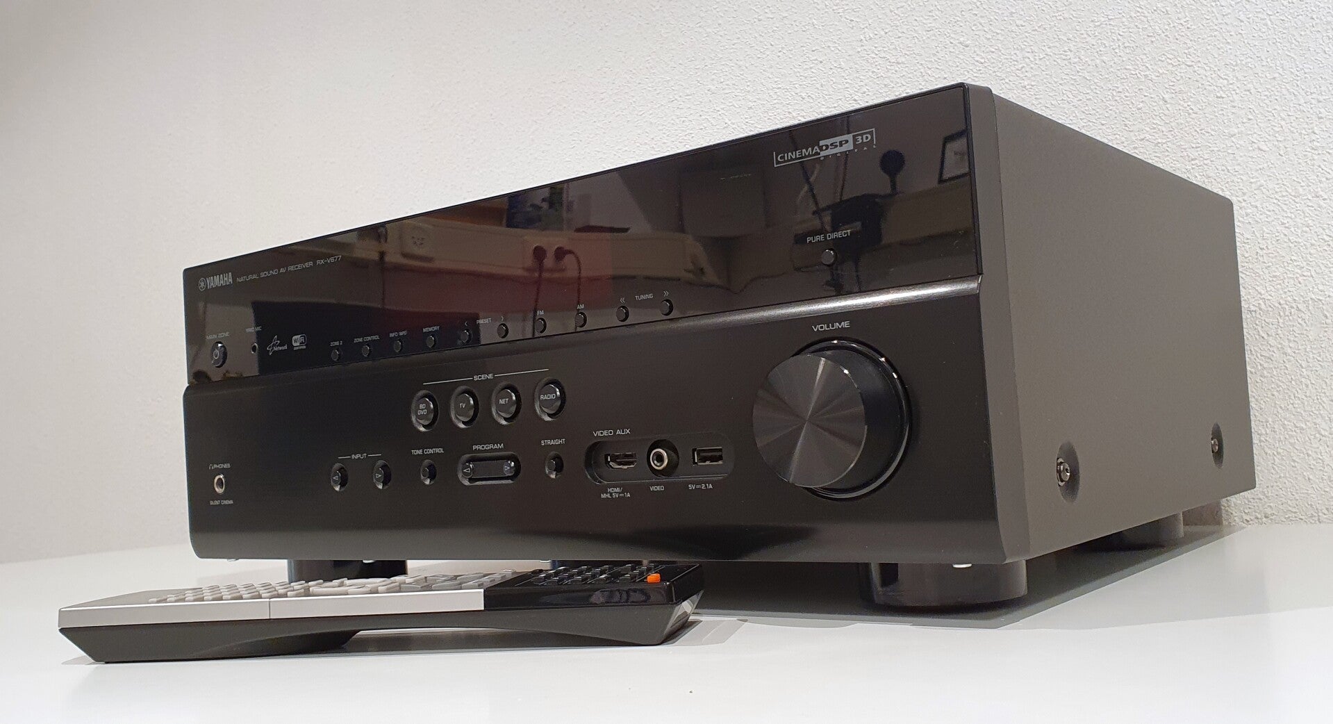 Receiver Yamaha RX-V677 - 7.2(90Watt), HDMI, Optical, Internet Radio
