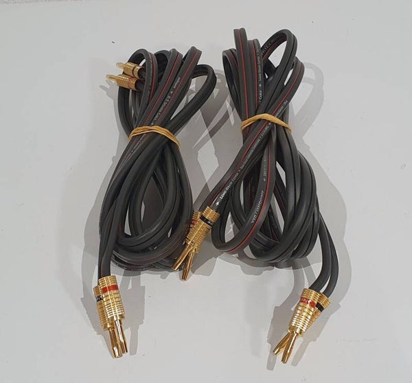Luidsprekerkabels AudioQuest X2  (2 × 3 meter) met banaanstekkers