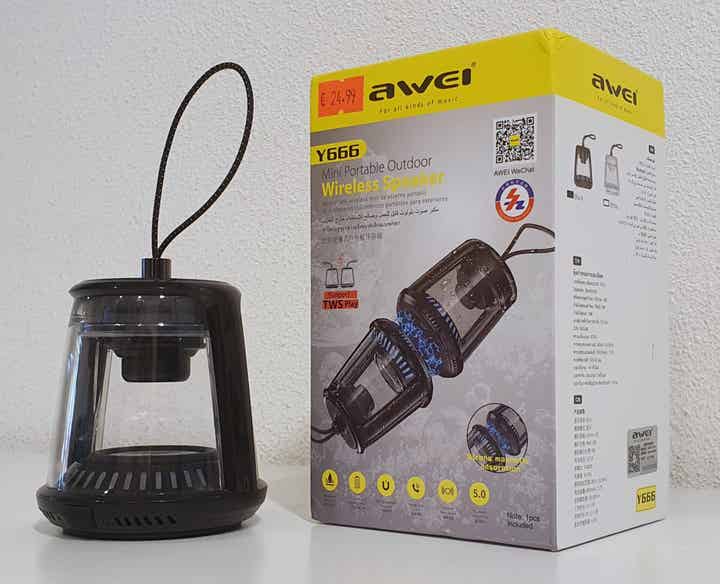 Bluetooth Speaker - Awei Y666 met LED verlichting
