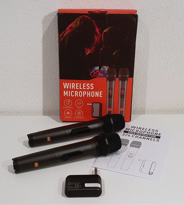 Draadloze Microfoonset - M23 met oplaadbare ontvanger