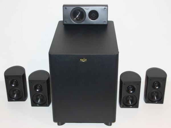 Mooie Klipsch HD Theater 300 Surround Set 5.1 (80W) Top geluid!