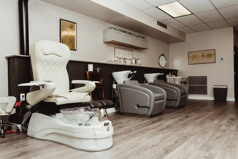 salon wash bowls branding image