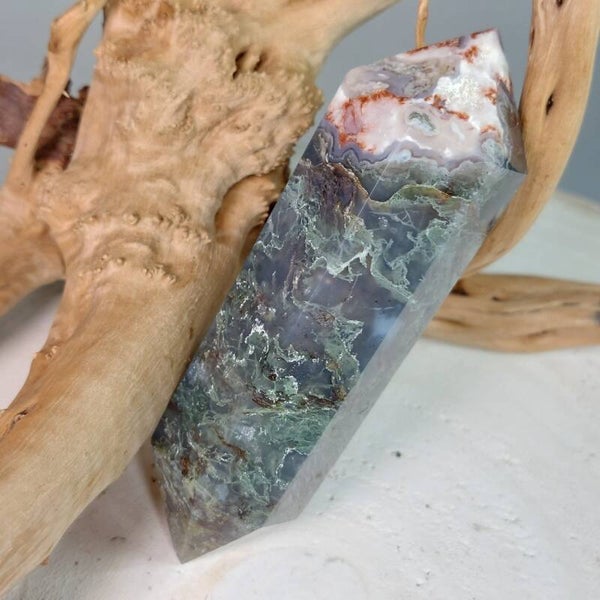 Mosagaat dubbel einder met prachtig mooie patronen. 8,8cm