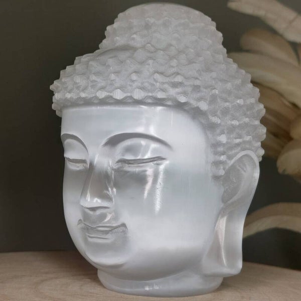Seleniet boeddha, prachtige Buddha met zeer mooie flash, top kwaliteit