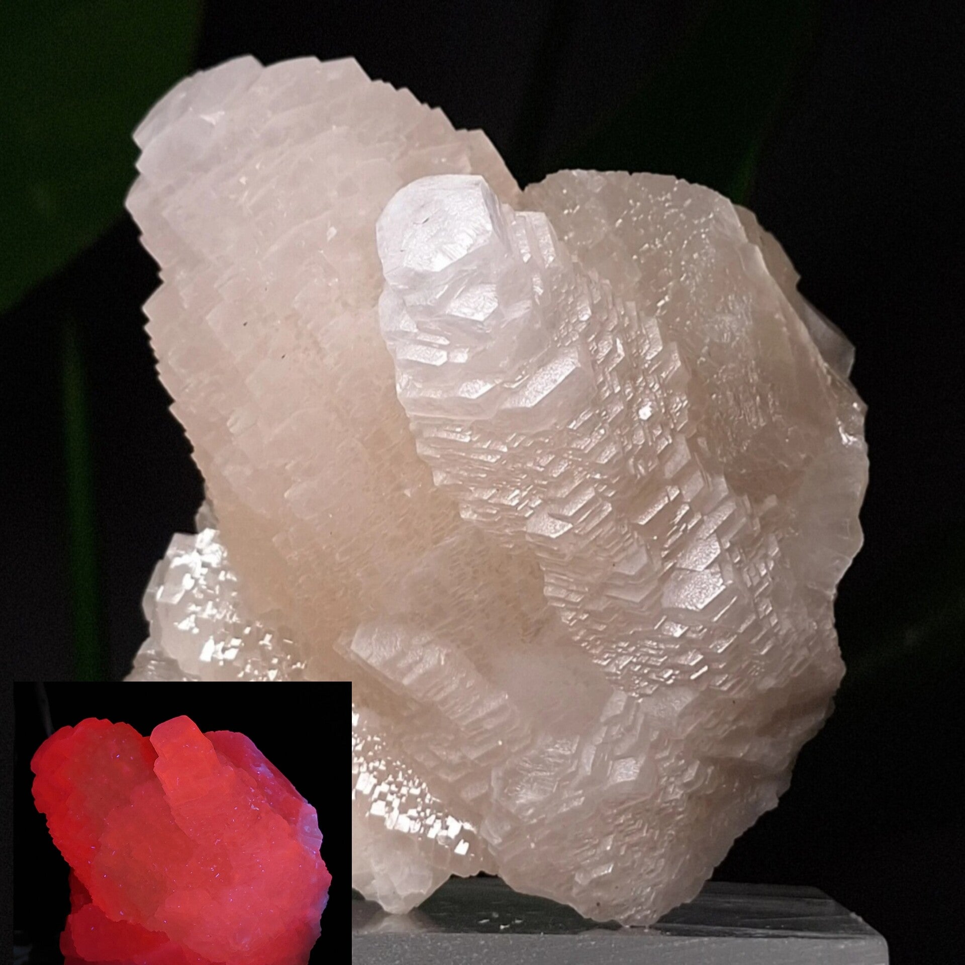 Pagoda Calciet cluster 1,3kg uit Longyan Fujian China