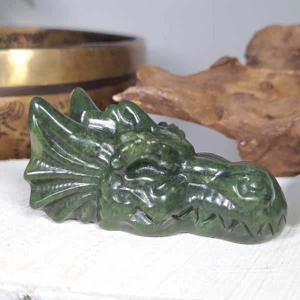 Xiuyan Jade / Serpentijn Draak.