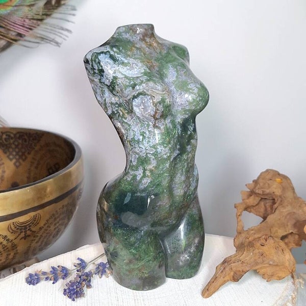 Mosagaat body. Unieke vrouwen torso.