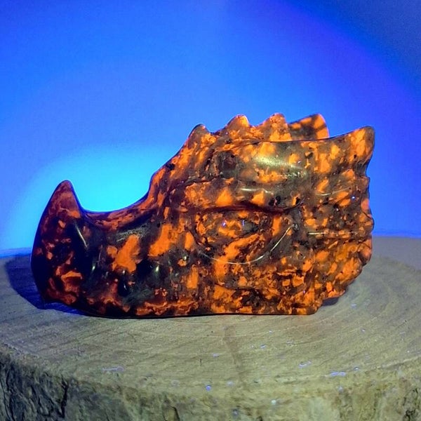 Yooperliet Draak UV reactieve Sodaliet houdend gesteente