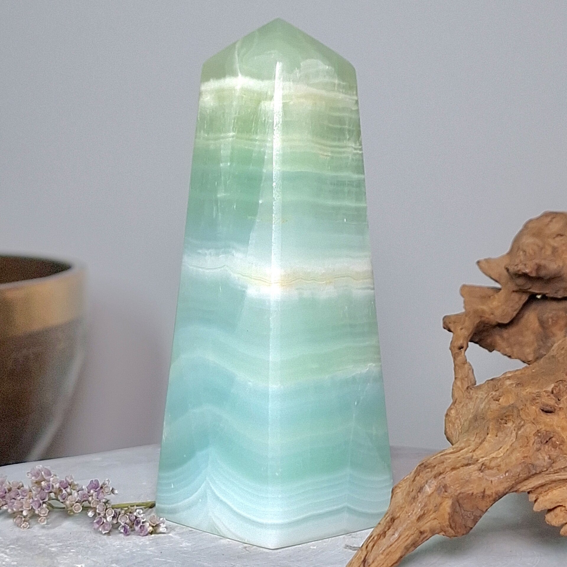 Pistasche Caliet, Caribbean blue Calciet toren