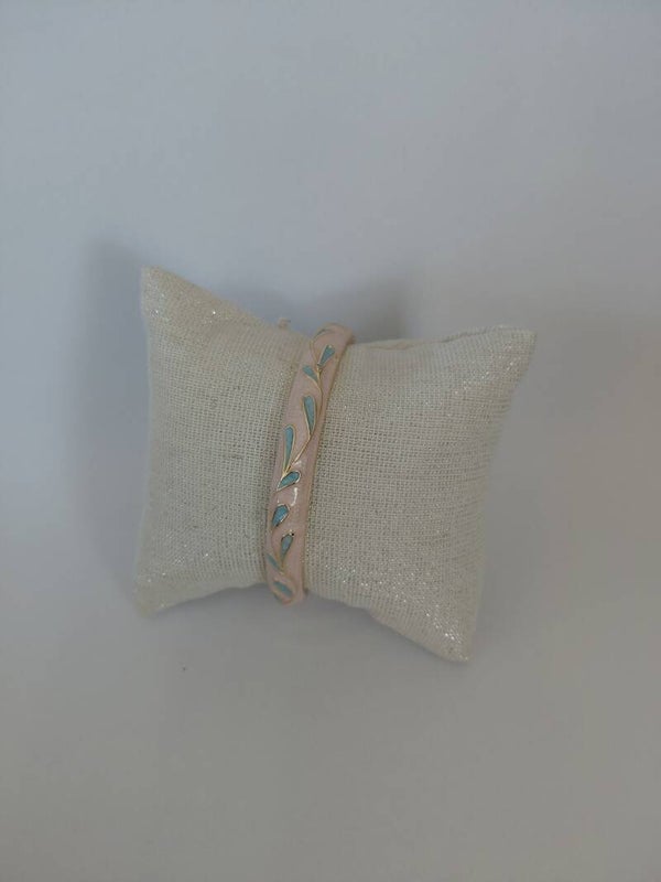 Bracelet Thaïlandais rose et gris