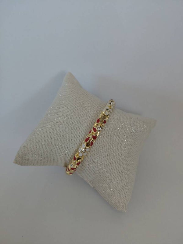 Bracelet Thaïlandais rouge et blanc