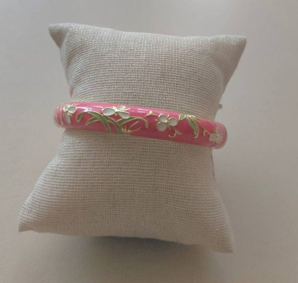 Bracelet Thaïlandais Rose fleurie