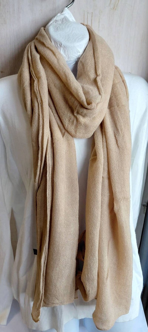 Écharpe en laine Beige