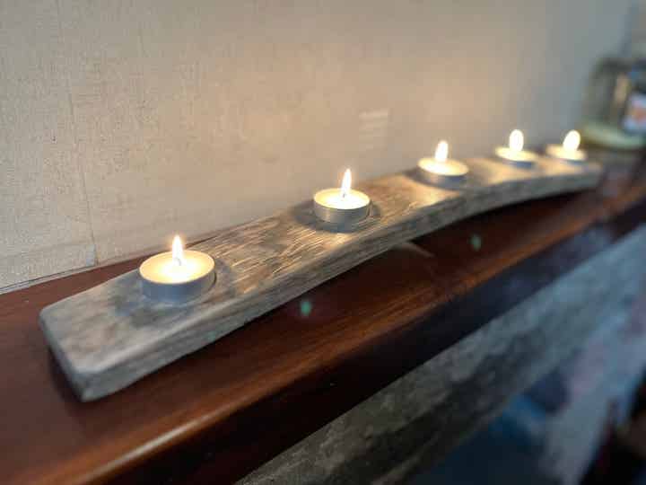 Stave Candle Tealight Holder
