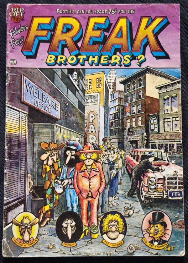 The Fabulous Furry Freak Brothers #4 (Rip Off Press, 1975) Brother, Can You Spare