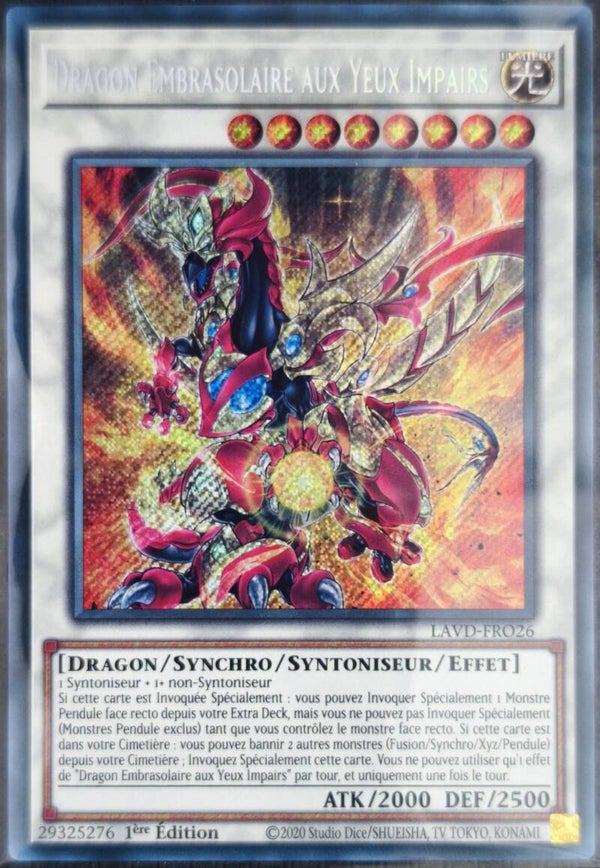 Lot 3 cartes Yu-Gi-Oh! Starlight Rare VF 1re édition LAVD