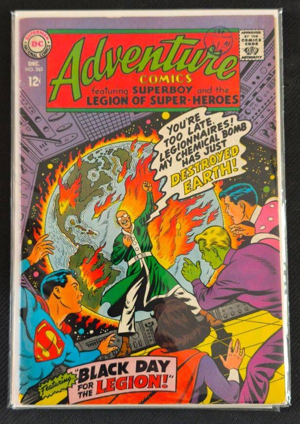 Adventure Comics #363 – Black Day for the Legion (DC Comics, décembre 1967)