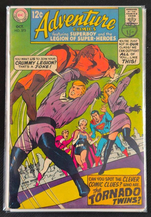 Adventure Comics #373 – The Tornado Twins (DC Comics, octobre 1968)