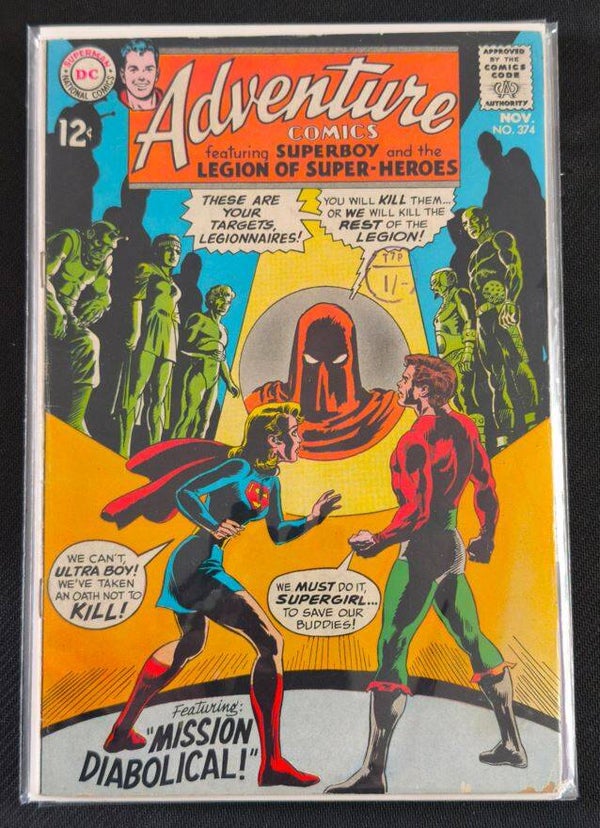 Adventure Comics #374 – Mission Diabolical (DC Comics, novembre 1968)