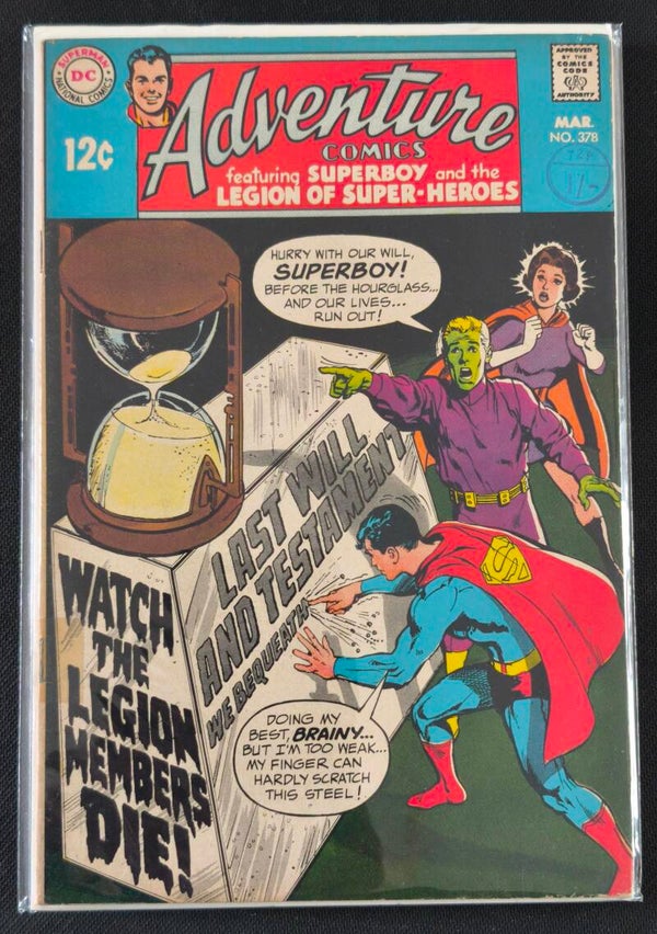 Adventure Comics #378 – The Fatal Five Trap the Legion (DC Comics, mars 1969)