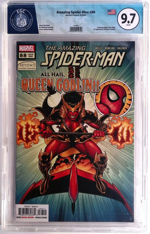 Amazing Spider Man #88 EGC 9.7 - 1st Appearance of Queen Goblin (Marvel Avril 2022)