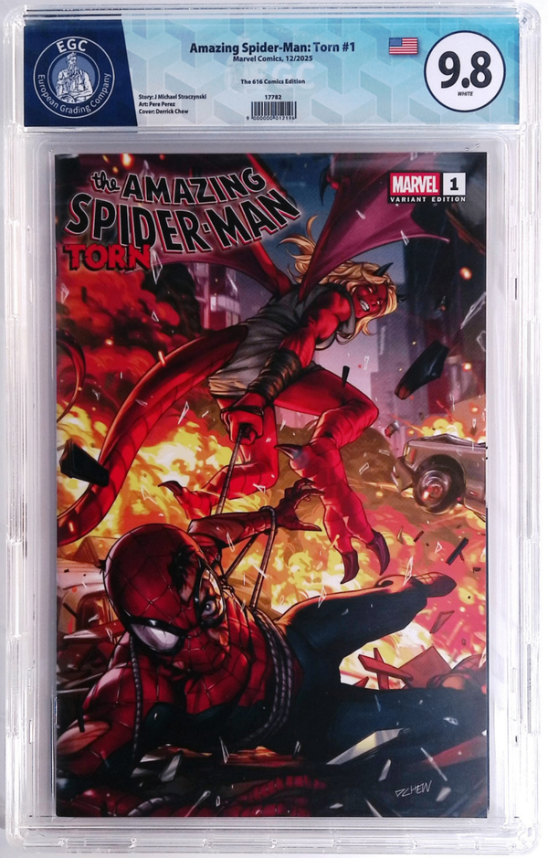Amazing Spider Man - Torn #1 EGC 9.8 - The 616 Comics Edition Variant (Marvel Dec 2025)