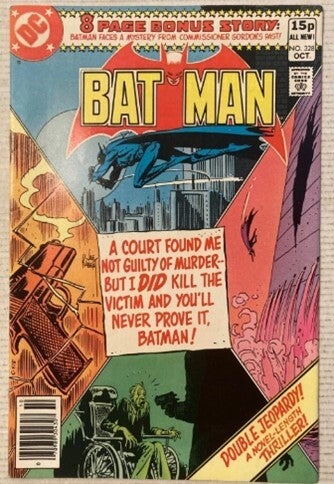 Batman #328 – "Double Jeopardy" (DC Comics, Octobre 1980)