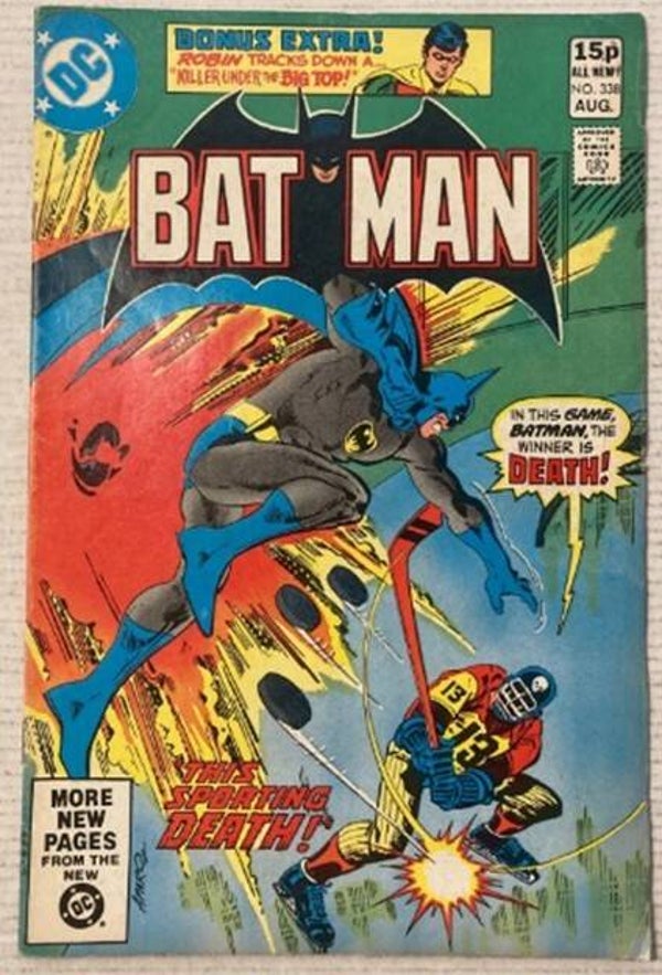 Batman #338 – This Sporting Death (DC Comics, Août 1981)