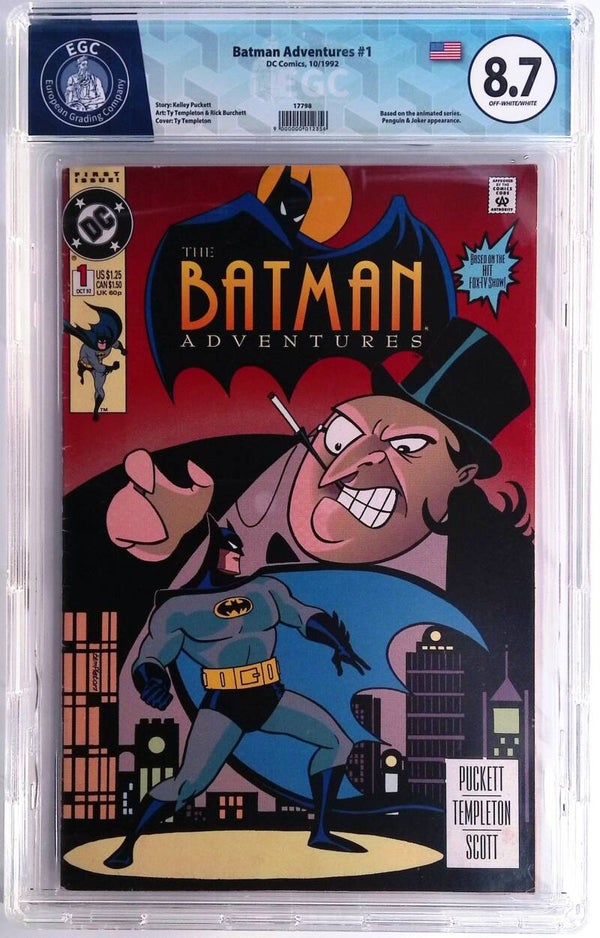 Batman Adventures #1 - First Issue - Ty Templeton Cover Edition - EGC 8.7 (DC Comics, Oct 1992)