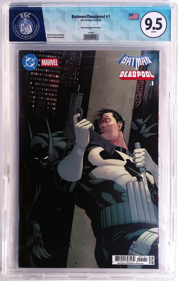 Batman x Deadpool #1 EGC 9.5 - Nick Dragotta Variant (DC Comics, Janv 2026)