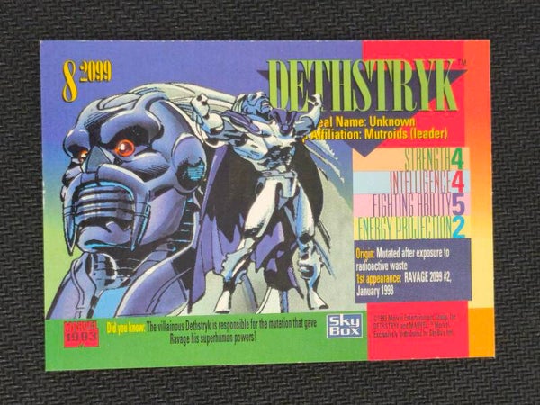 Dethstryk #8 – Marvel 2099 (SkyBox, 1993)