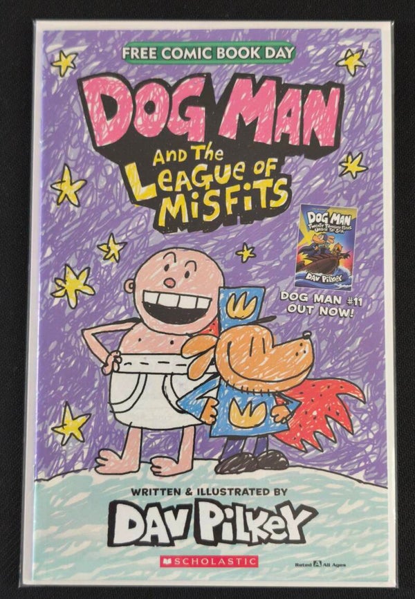 Dog Man and the League of Misfits – Free Comic Book Day (Scholastic/Dav Pilkey, 2022)