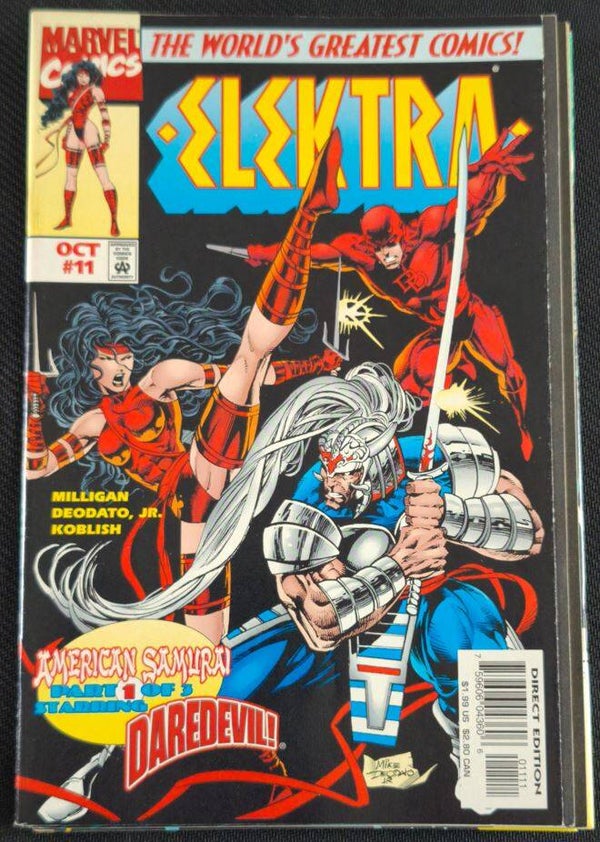 Elektra #11 - American Samurai Part 1 of 3 - Édition Directe (Marvel Comics, Octobre 1997)
