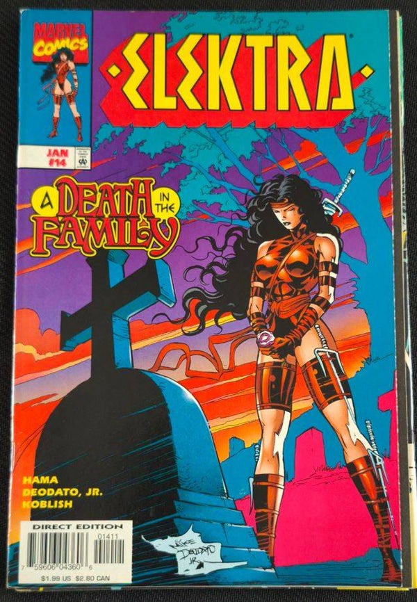 Elektra #14 - A Death in the Family - Direct Edition (Marvel Comics, Janvier 1997)