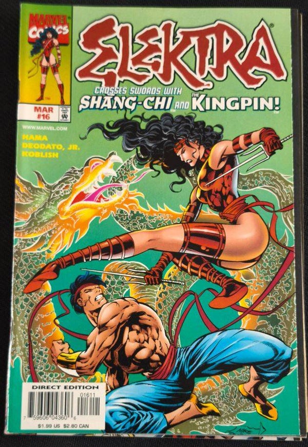 Elektra #16 - Direct Edition (Marvel Comics, Mars 1997)