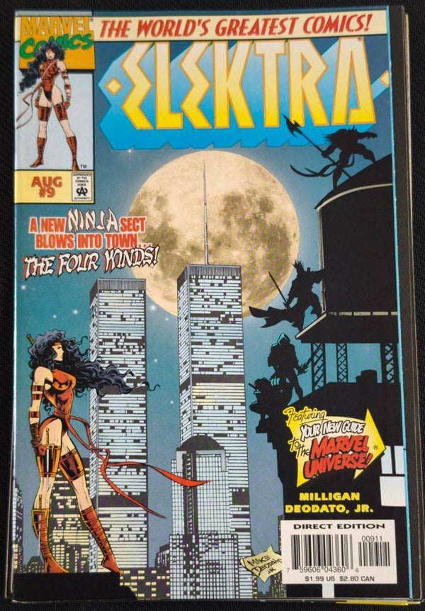 Elektra #9 - The Four Kinds - Édition Directe (Marvel Comics, Août 1997)