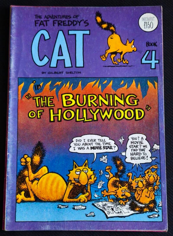 Fat Freddy's Cat #4 - The Burning of Hollywood (Knockabout Comics, 1989)