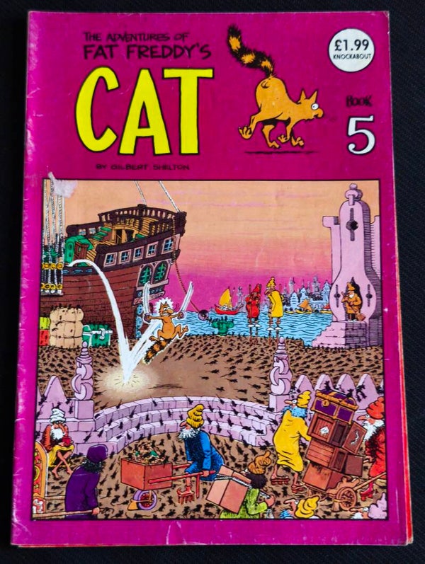 Fat Freddy's Cat #5 - The Adventures of Fat Freddy's Cat (Knockabout Comics, 1980)