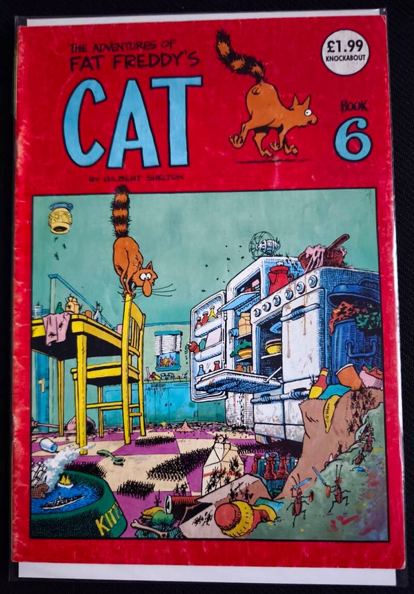 Fat Freddy's Cat #6 - The Adventures of Fat Freddy's Cat (Knockabout Comics, 1986)