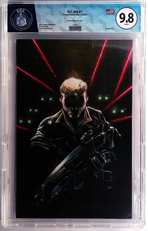 G.I Joe #1 EGC 9.8 - Drew Zucker Virgin Variant (Image, Nov 2024)
