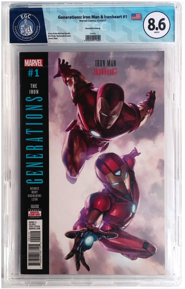 Generations - Iron Man et Ironheart #1 EGC 8.6 - The Iron (Marvel Comics, Dec 2017)