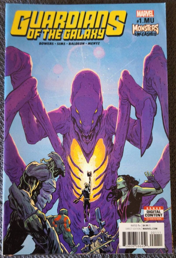 Guardians of the Galaxy #1 MU (Marvel Comics, avril 2017) Monsters Unleashed