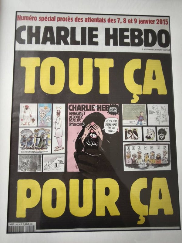 Charlie Hebdo N°1467 - Spécial Procès - Tout ça pour ça - Septembre 2020 - Etat Neuf