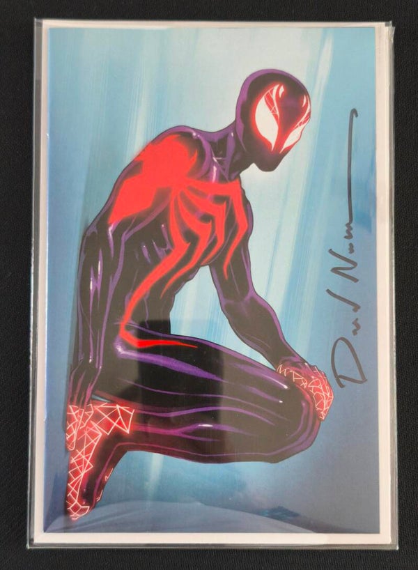 Miles Morales - Spider Man #1 - Couverture Variante Virgin, Signé par David Nakayama (Marvel Comics, janvier 2022)