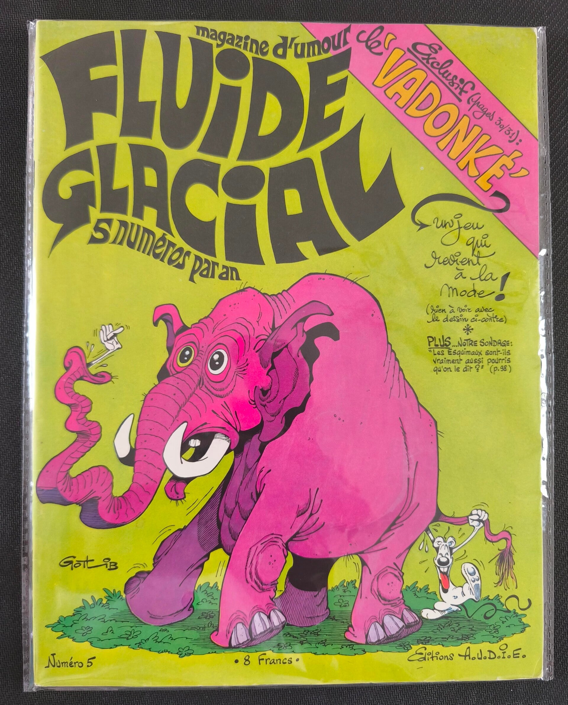Fluide Glacial #5 – Magazine d'Humour (Audie, Avril Mai Juin 1976)