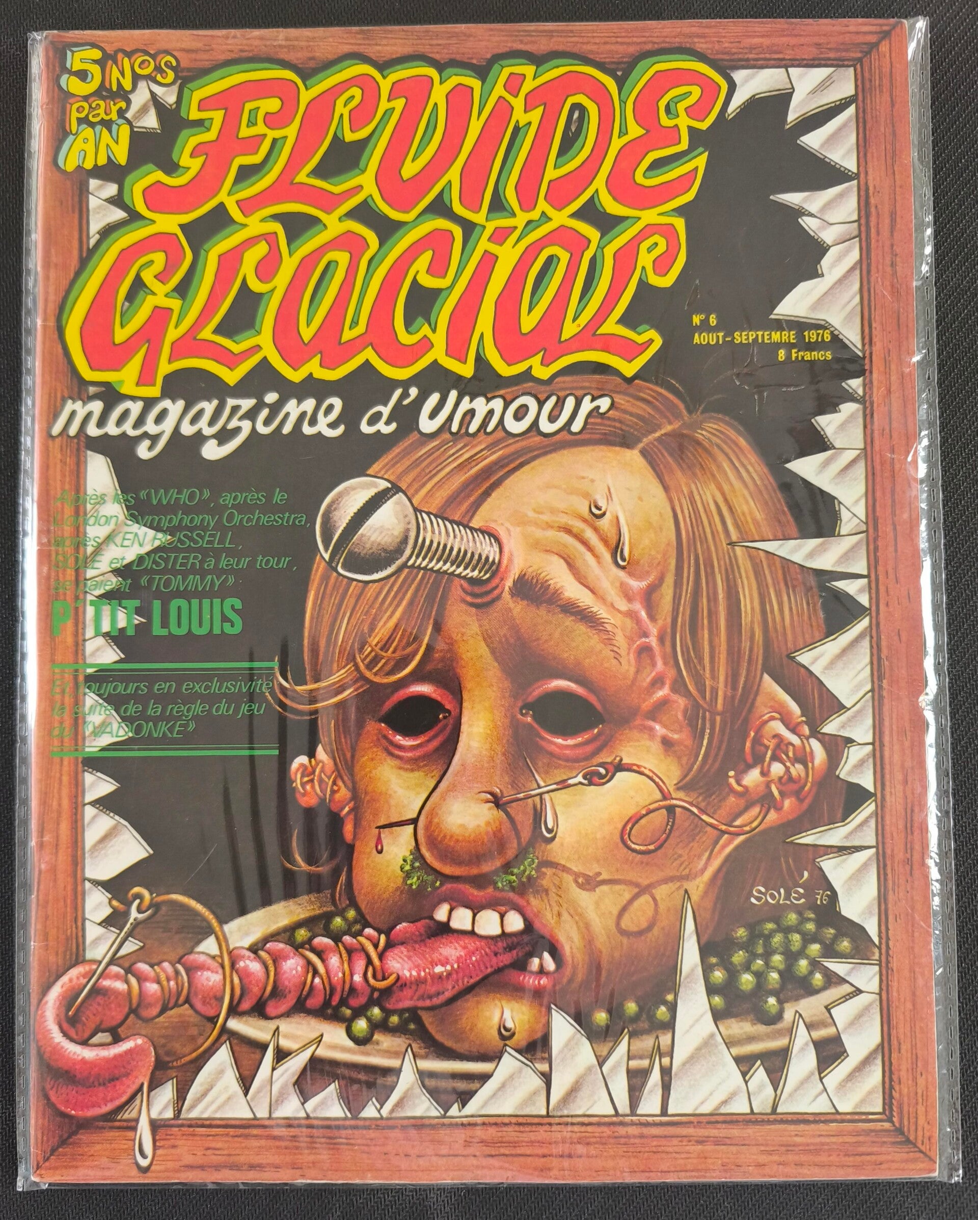 Fluide Glacial #6 – Magazine d'Humour (Audie, Août-Septembre 1976)