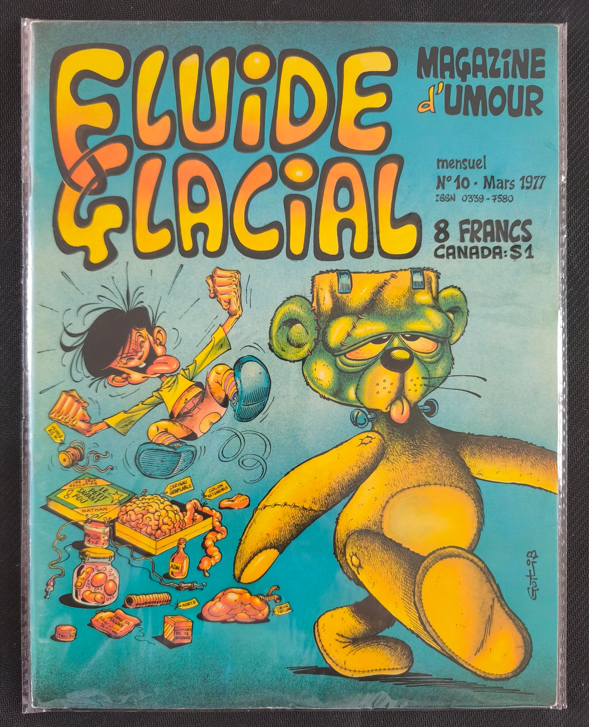 Fluide Glacial #10 – Magazine d'Humour (Audie, Mars 1977)