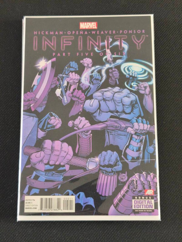 INFINITY #5 - Poings des Avengers vs Thanos - Marvel Oct 2013