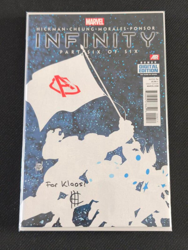 INFINITY #6  - Thanos vaincu  - Marvel Nov 2013 - signé Jim Cheung