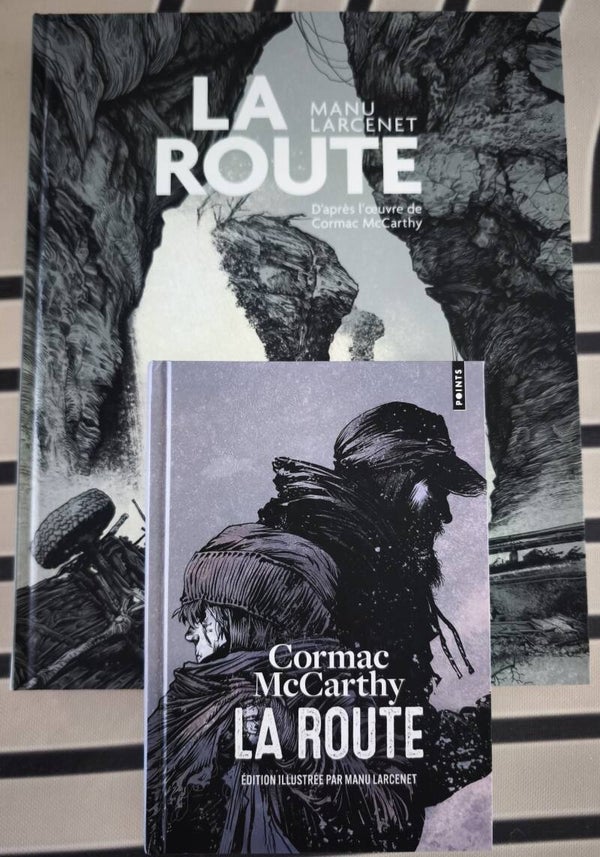 LA ROUTE - Lot du Livre Edition Collector et  BD par Manu Larcenet